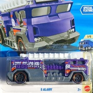 5 Alarm Purple Hot Wheels Fire Truck